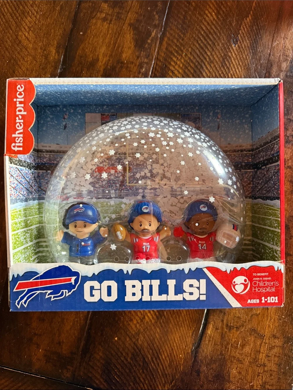 Fisher-Price Buffalo Bills Figure Playset - Red, Blue & White